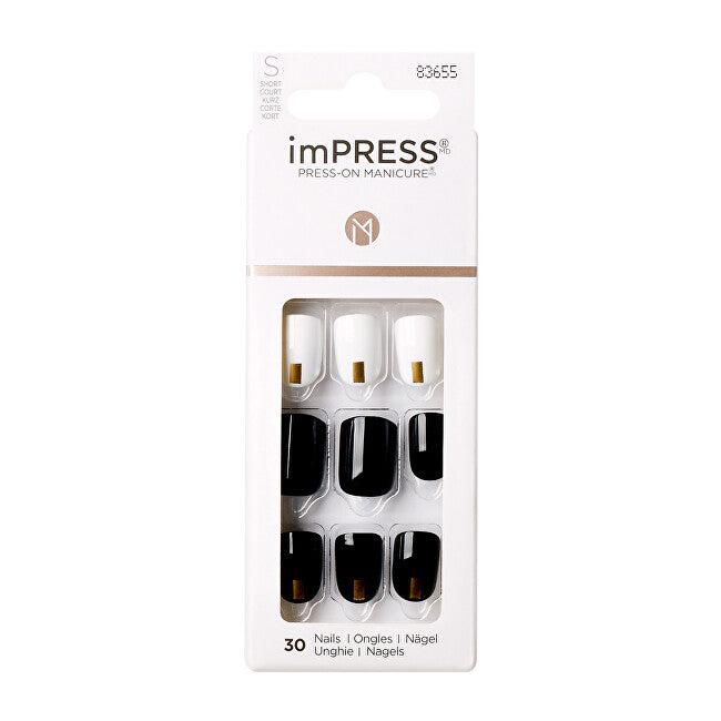 Self-adhesive nails imPRESS Nails Midnight Drive 30 pcs