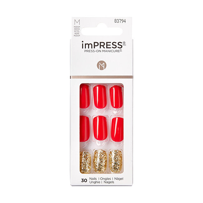 Self-adhesive nails imPRESS Memories 30 pcs