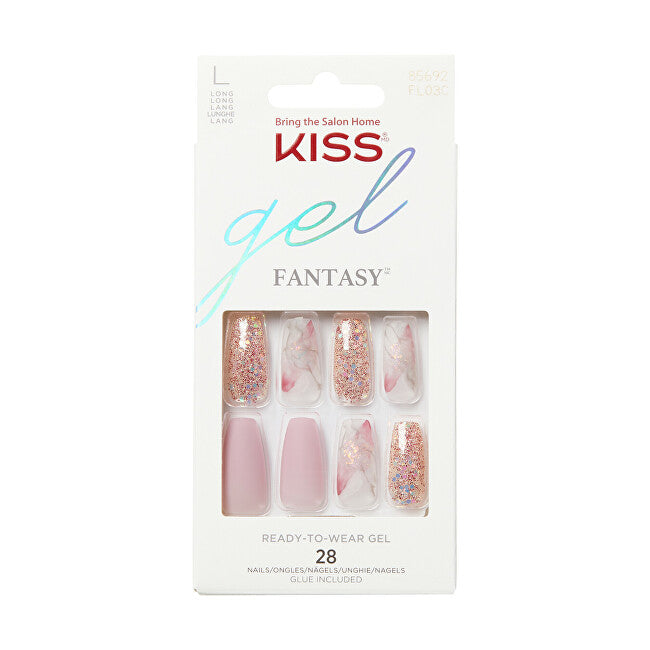 Glue-on nails Glam Fantasy Nails - Dreams 28 pcs
