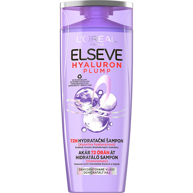 Elseve Hyaluron Plump 72H ( Hydrating Shampoo) - Volume: 400 ml