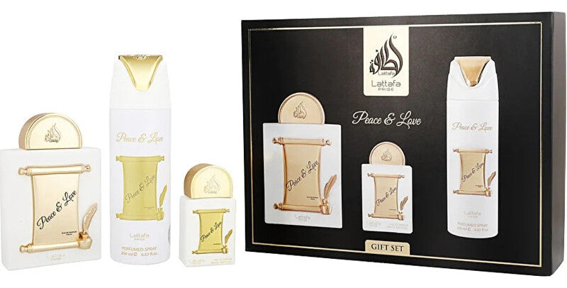 Peace & Love - EDP 100 ml + EDP 20 ml + deodorant ve spreji 200 ml