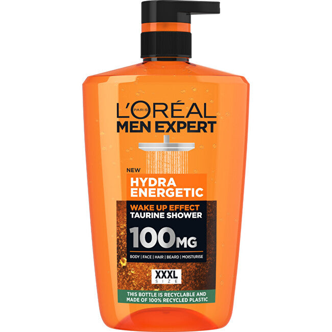 Men Expert Hydra Energetic Shower Gel (Wake Up Effect Taurine Shower) - Volume: 1000 ml