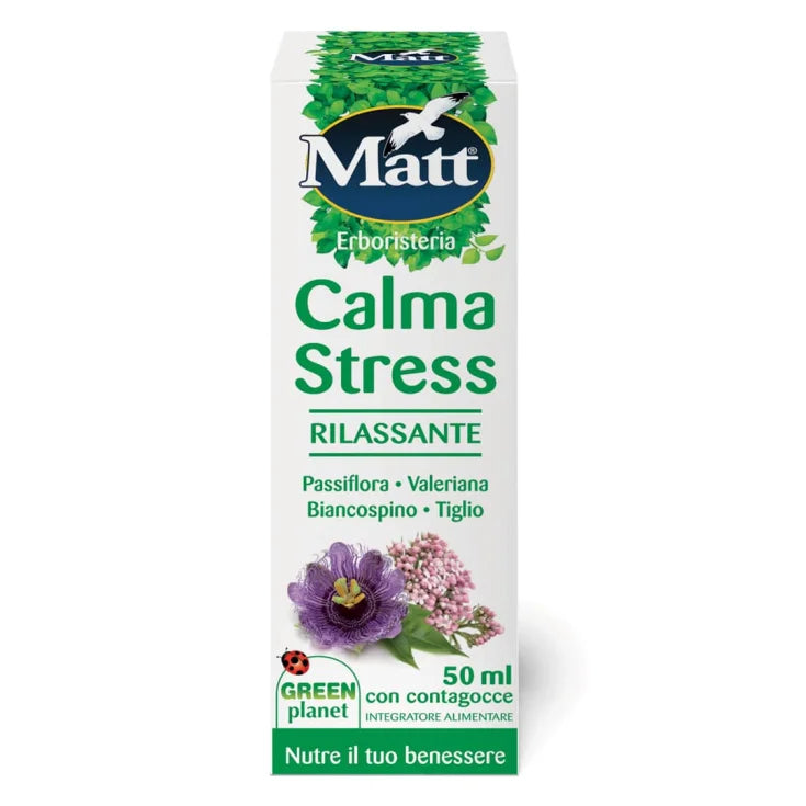 A&d spa gruppo alimentare diet Matt® Erboristeria Calma Stress Gocce Q&D 50Ml