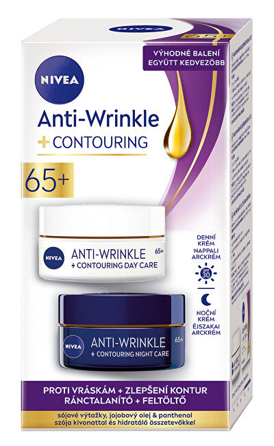 Gift set for improving the contours of mature skin 65+ Anti-Wrinkle