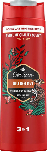 Bearglove 3 in 1 shower gel (Body-Hair-Face Wash) - Volume: 1000 ml