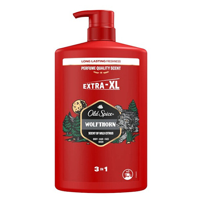 Shower gel for men WolfThorn (Body-Hair-Face Wash) 1000 ml