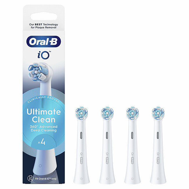 Ultimate Clean iO White replacement brush heads 4 pcs