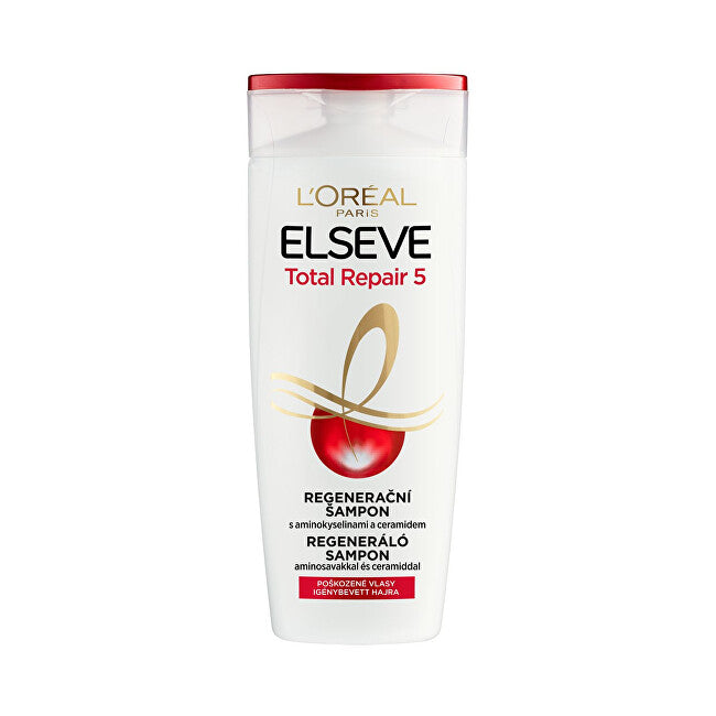 Treatment shampoo for damaged hair Elseve (Total Repair 5) - Volume: 400 ml