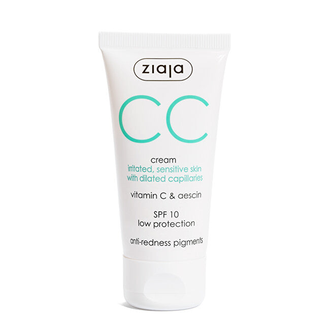 CC cream for irritated and sensitive skin with enlarged veins SPF 10 (CC Cream) 50 ml