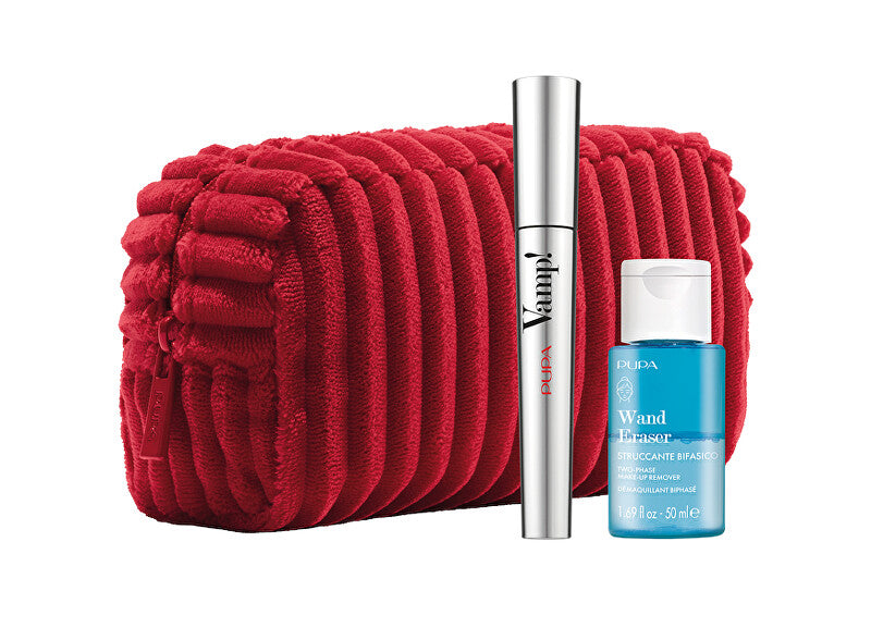 Gift set with two-phase makeup remover Vamp! Mascara