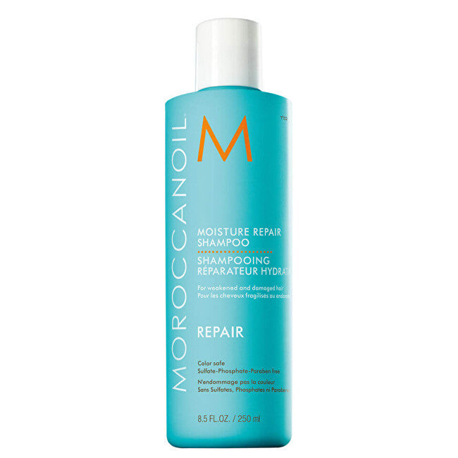 Regenerating shampoo with argan oil for weak and damaged hair (Moisture Repair Shampoo) - Volume: 1000 ml