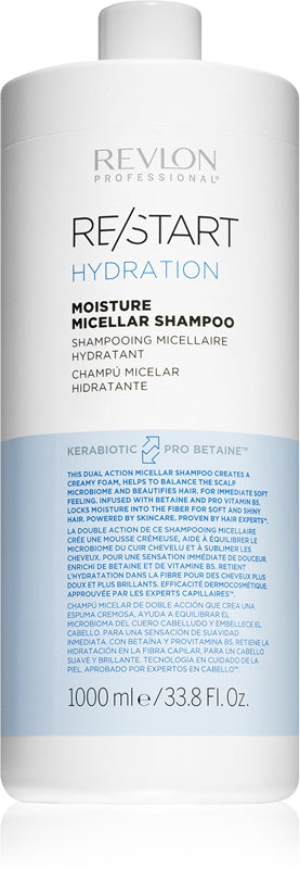 Revlon professional Restart Hydration Shampoo Micellare Idratante - 1000 ml