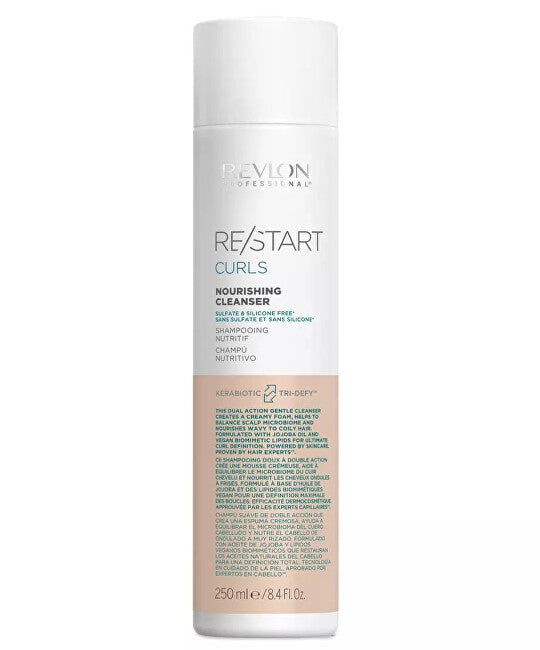 Nourishing shampoo for curly and wavy hair Restart Curls (Nourishing Cleanser) - Volume: 1000 ml
