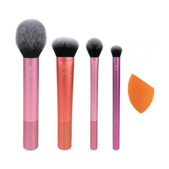 Set of cosmetic brushes for face and eyes (Everyday Essential s )