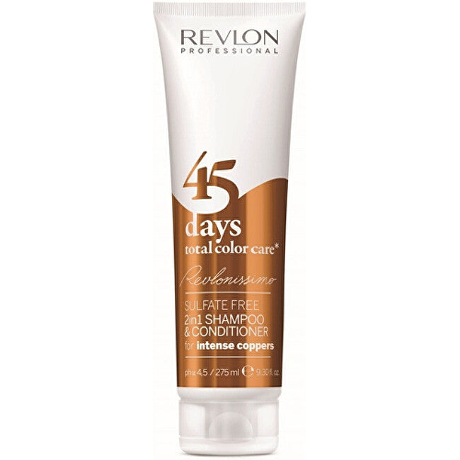 Shampoo and conditioner for intense copper tones 45 days total color care (Shampoo & Conditioner Intense Coppers) 275 ml
