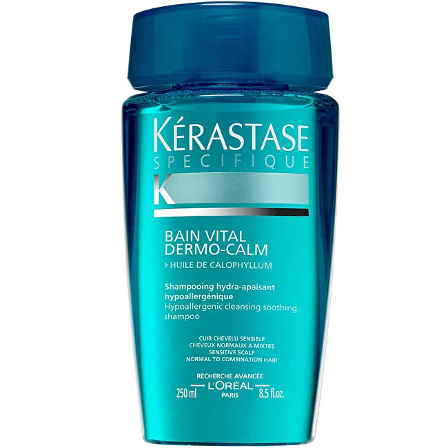 Shampoo for sensitive scalp for normal to mixed hair Bain Vital Dermo-Calm (Hypoallergenic Hydra-Soothing Shampoo) - Volume: 250 ml