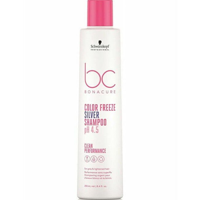 Color Freeze Yellow Tone Neutralizing Shampoo (Silver Shampoo) - Volume: 250 ml