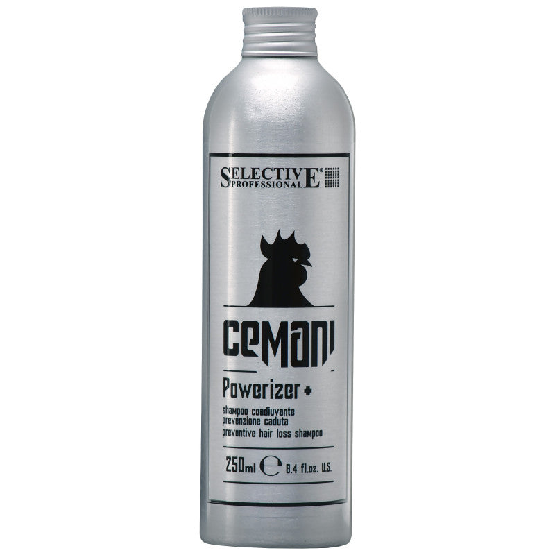 Selective Cemani Powerizer + - shampoo da uomo per prevenire la caduta dei capelli, 250 ml