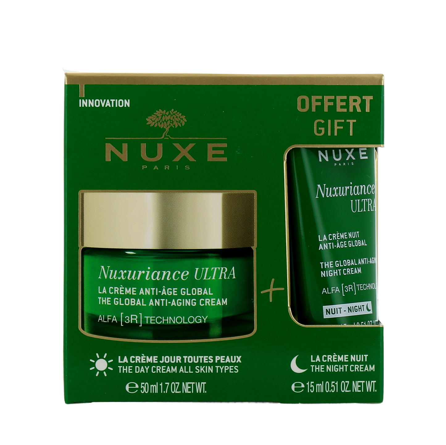 Nuxe Set Nuxe: Nuxuriance Ultra Anti-Age Crema viso 50 ml + Nuxuriance Ultra Anti-Age crema viso notte 15 ml