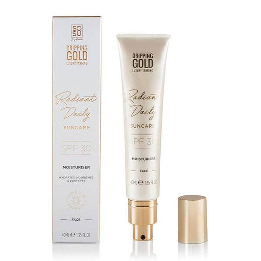 Dripping gold Dripping gold Crema solare viso quotidiana Dripping Gold Radiant SPF 30 (Idratante) 40 ml