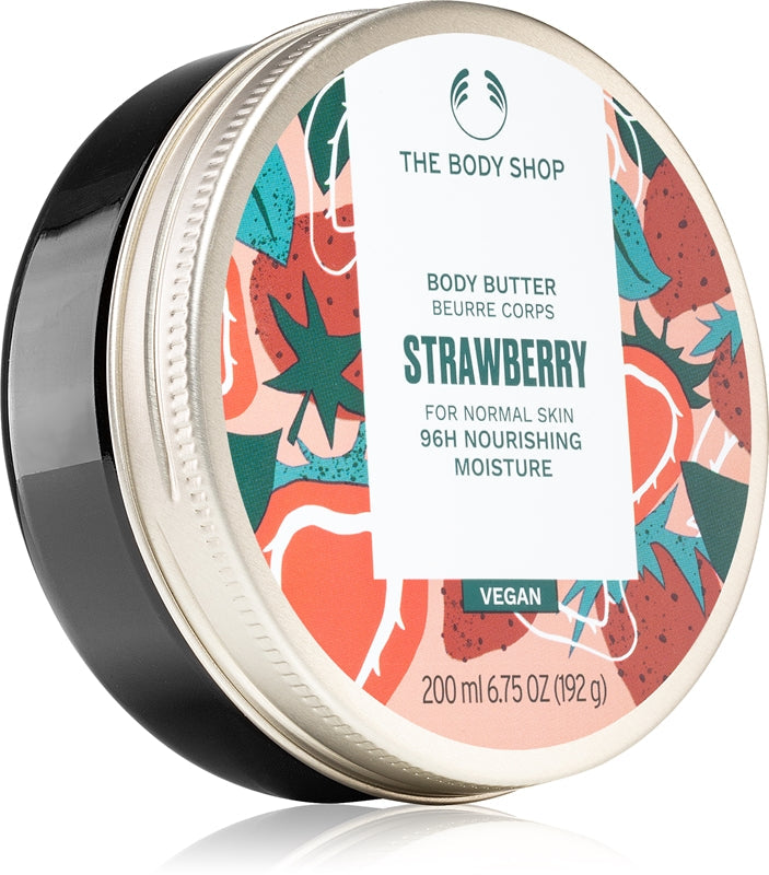 The body shop fragola burro body per pelli normali 200 ml