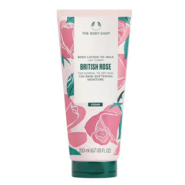 Body lotion for normal to dry skin British Rose (Body Lotion) 200 ml