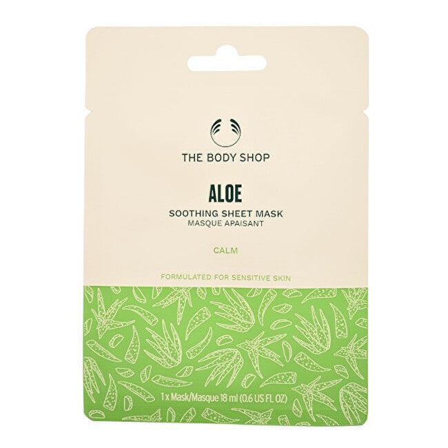 Soothing peeling face mask Aloe (Soothing Sheet Mask) 18 ml