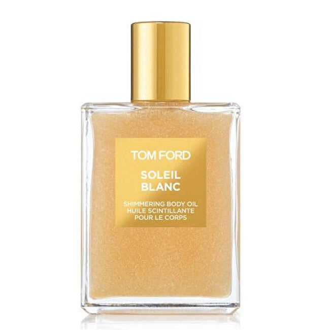 Soleil Blanc - glitter body oil (gold) - Volume: 100 ml