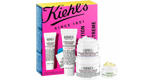 Kiehl´s Kiehl's Ultra Facial confezione regalo da donna crema idratante viso 24 ore 50 ml + gel detergente delicato per tutti i tipi di pelle 30 ml + contorno occhi con avocado 7 ml +  Maschera notte idratante  28 ml