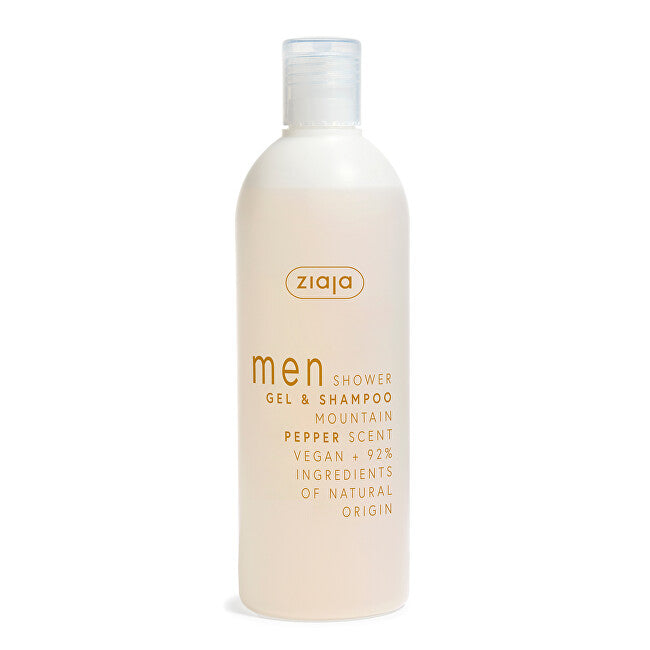Shower gel and shampoo Mountain Pepper Men (Gel & Shampoo) 400 ml