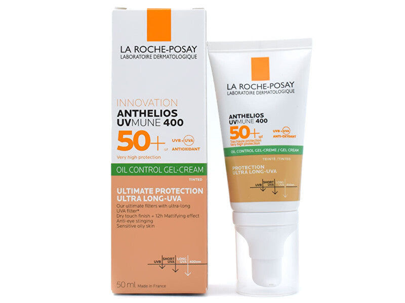 Moisturizing Gel-Cream SPF 50+ Anthelious XL (Tinted Dry Touch Gel Cream) 50 ml
