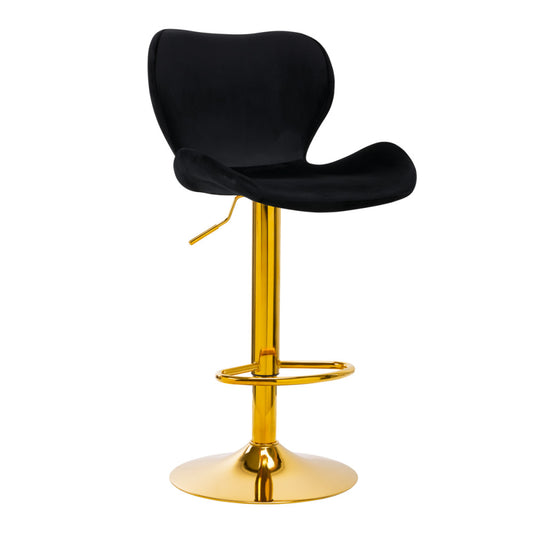 Stool Bar Qs-B15 Velvet Black