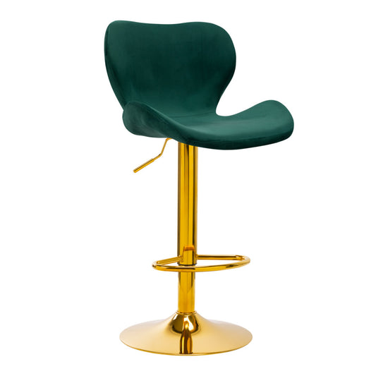 Stool Bar Qs-B15 Velvet Green