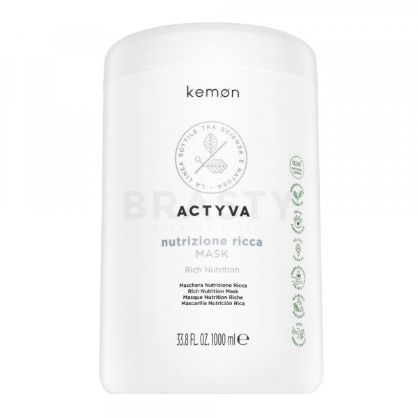 Maschera Kemon Actyva Nutrizione ricca 1000 ml