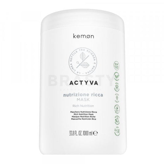 Maschera Kemon Actyva Nutrizione ricca 1000 ml