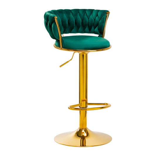4Rico Stool Da Bar Qs-B313A Velvet Green
