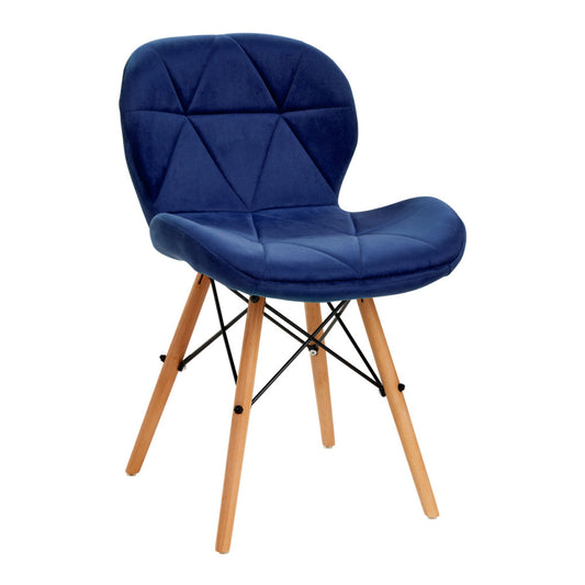 4Rico Chair Cosmetic Qs-186 Velvet Navy