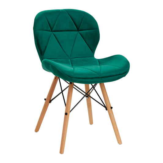 4Rico Chair Cosmetic Qs-186 Velvet Green