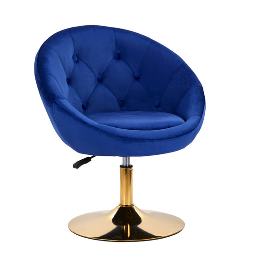 Chair Girevole 4Rico Qs-Bl12G Blue Navy
