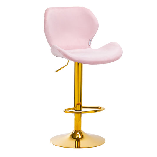 4Rico Stool Da Bar Qs-B15 Velvet Rosa