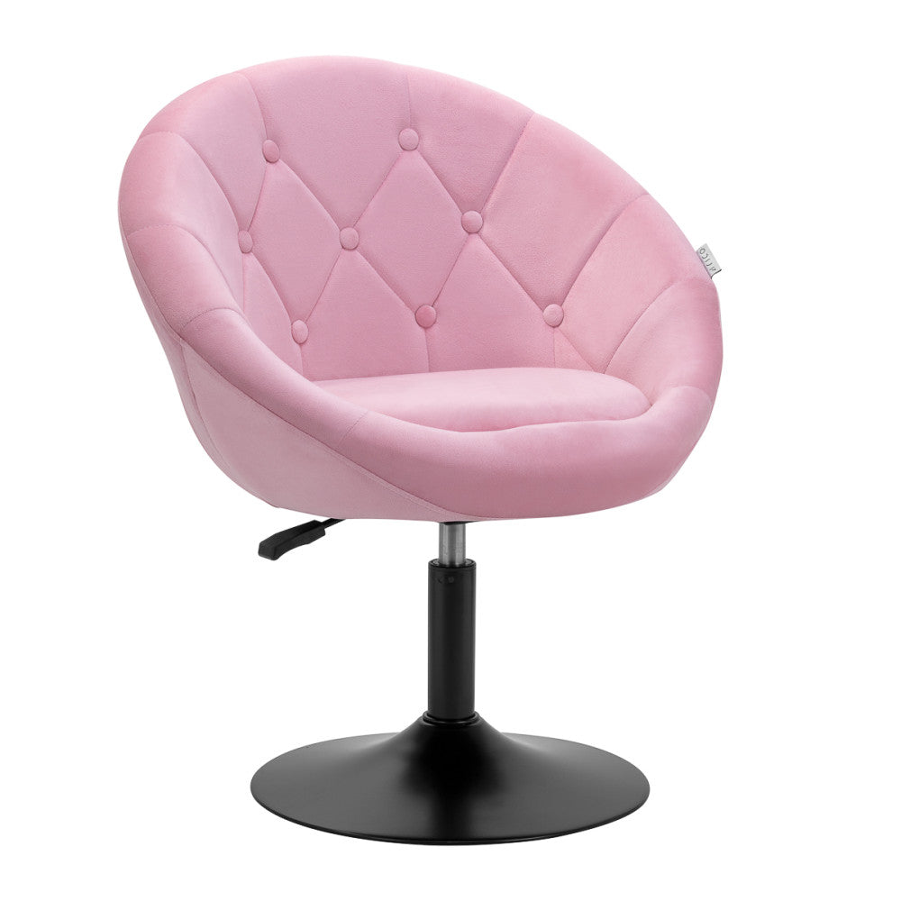 Chair Girevole 4Rico Qs-Bl12G Rosa