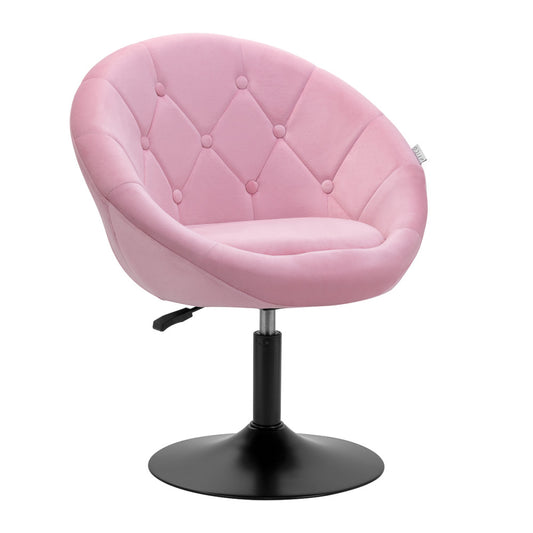 Chair Girevole 4Rico Qs-Bl12G Rosa