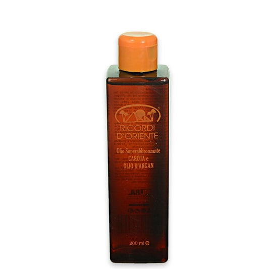 Ricordi d'oriente olio super abbronzante carota e olio d'argan 200 ml