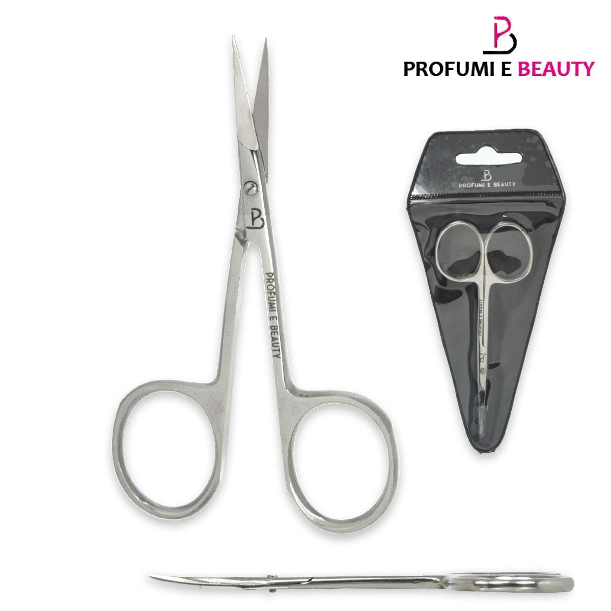 P&b forbicina acciaio cuticole punta lancia curva