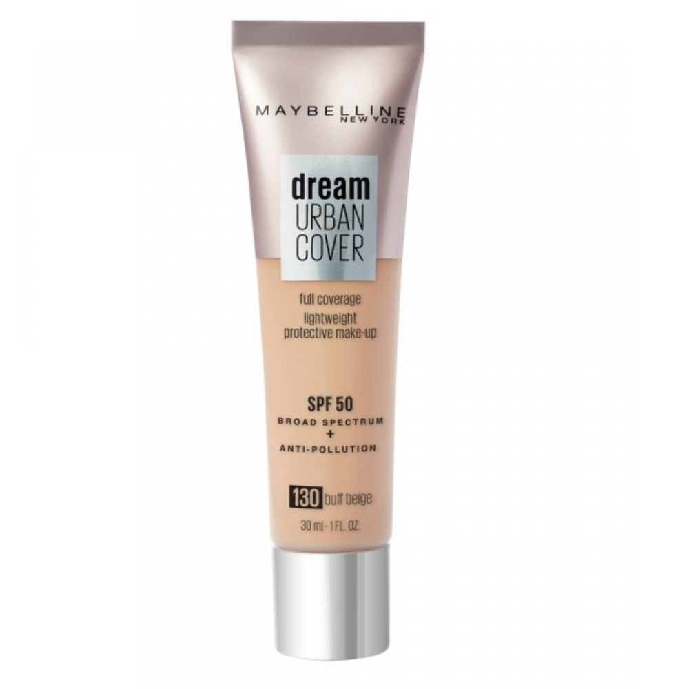 Maybelline Dream Urban Cover Full Cover Protezione leggera Make-up SPF50 130 Buff Beige 30 ml