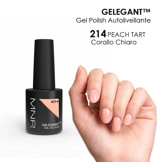 MNP MESAUDA GELEGANT Gel Nail Polish 8ml 214 Peach Tart