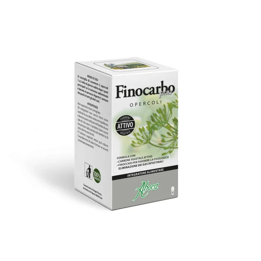 Aboca spa societa' agricola Finocarbo Plus Aboca 50 Opercoli Da 500Mg