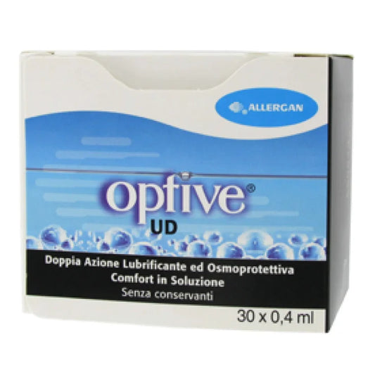 Abbvie srl Allergan Optive Ud Doppia Azione Lubrificante Comfort In Soluzione 30 Flaconcini Da 0,4Ml