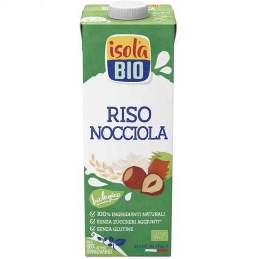 Abafoods srl Bevanda Di Riso Nocciola Isola Bio® 1Litro