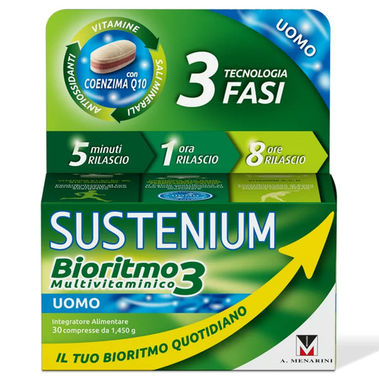 A.menarini ind.farm.riun.srl Sustenium Bioritmo 3 Uomo Menarini 30 Compresse